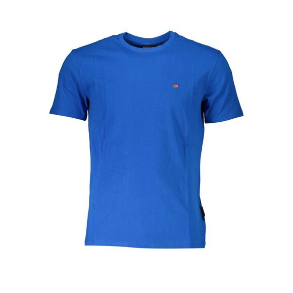 Napapijri Blu Cotton Men's Men's T-Shirt